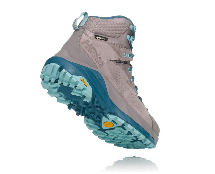 Hoka One One Kaha Gore-Tex Vandringsskor Dam - Grå - BSVXG-1759